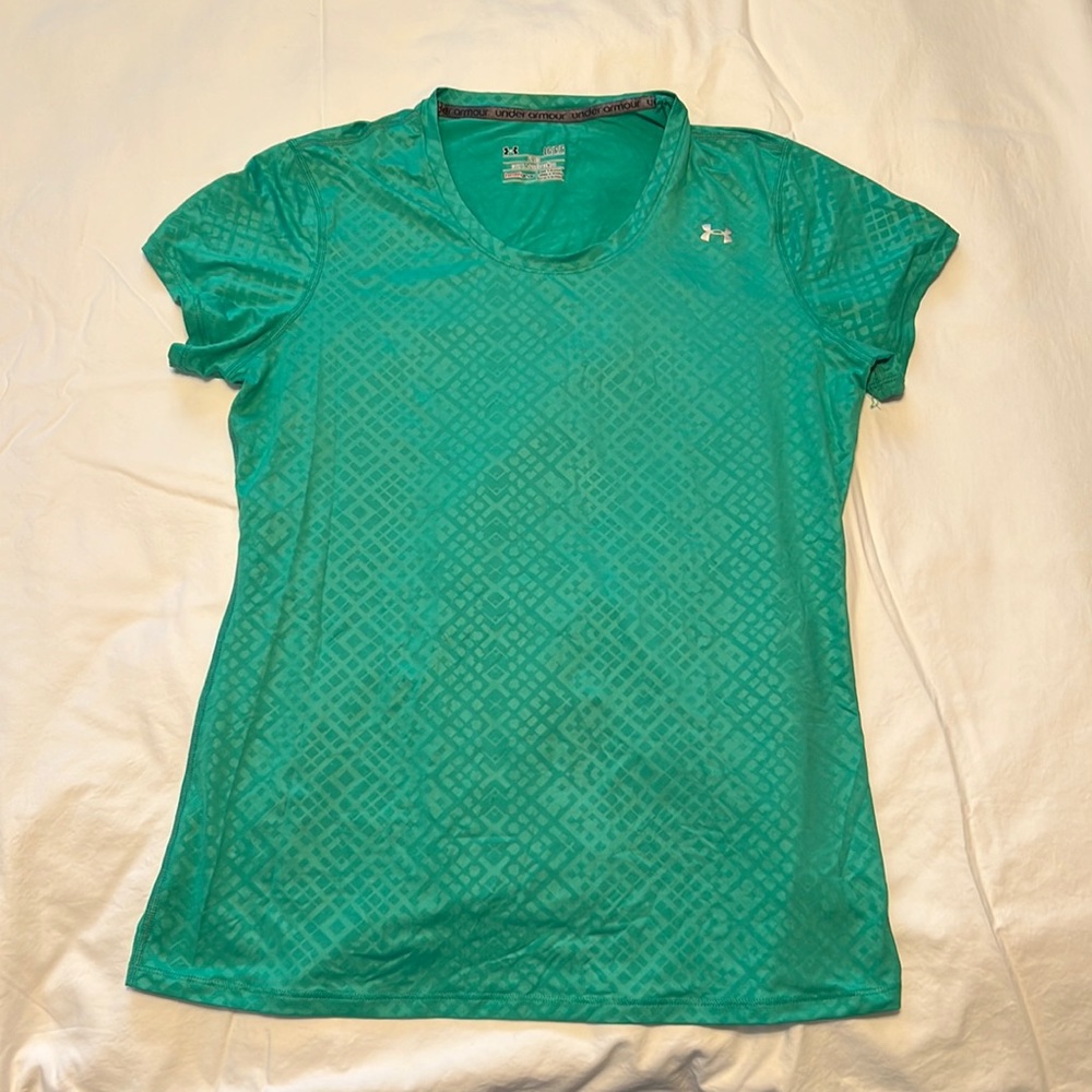 Under Armor Fitted Heat Gear Tee Shirt